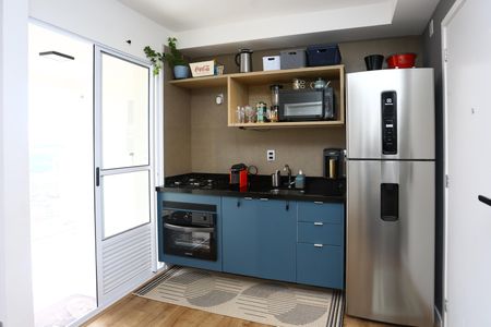 Studio à venda com 31m², 1 quarto e sem vagaCozinha