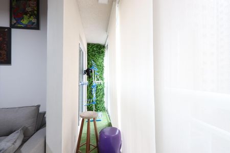 Apartamento à venda com 31m², 1 quarto e sem vagaVaranda