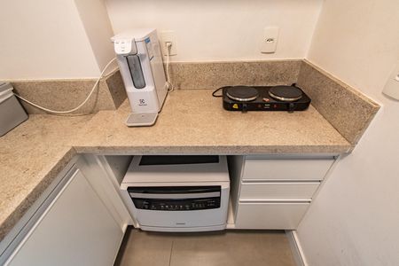 Studio para alugar com 30m², 1 quarto e 1 vaga Studio para alugar com 30m², 1 quarto e 1 vagaCozinha