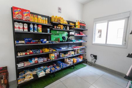 Apartamento à venda com 44m², 1 quarto e 1 vagaMinimercado