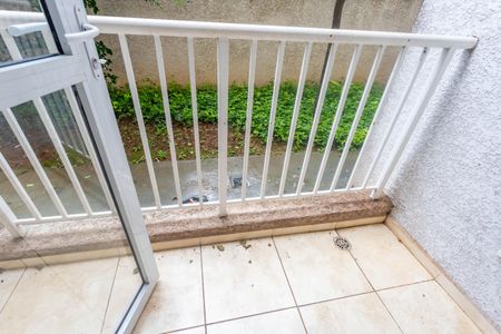 Varanda da sala de apartamento para alugar com 1 quarto, 44m² em Campanário, Diadema