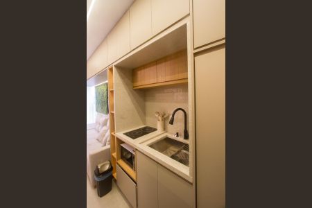 Studio para alugar com 30m², 1 quarto e sem vaga Studio para alugar com 30m², 1 quarto e sem vagaCozinha