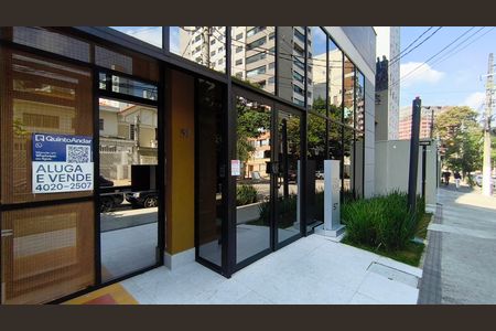Studio para alugar com 22m², 1 quarto e sem vaga Studio para alugar com 22m², 1 quarto e sem vagaFachada+ Plaquinha