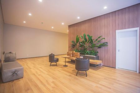 Studio para alugar com 27m², 1 quarto e sem vaga Studio para alugar com 27m², 1 quarto e sem vagaHall social