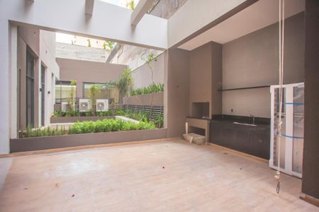 Studio para alugar com 27m², 1 quarto e sem vaga Studio para alugar com 27m², 1 quarto e sem vagaÁrea comum - Churrasqueira