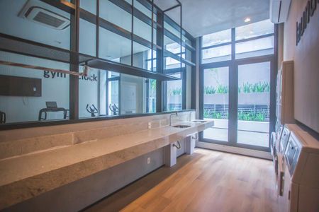 Studio para alugar com 27m², 1 quarto e sem vaga Studio para alugar com 27m², 1 quarto e sem vagaÁrea comum - Lavanderia coletiva