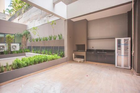 Studio para alugar com 27m², 1 quarto e sem vaga Studio para alugar com 27m², 1 quarto e sem vagaÁrea comum - Churrasqueira