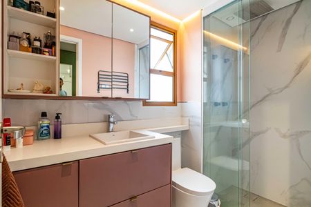 Apartamento à venda com 43m², 1 quarto e sem vaga Apartamento à venda com 43m², 1 quarto e sem vagaBanheiro