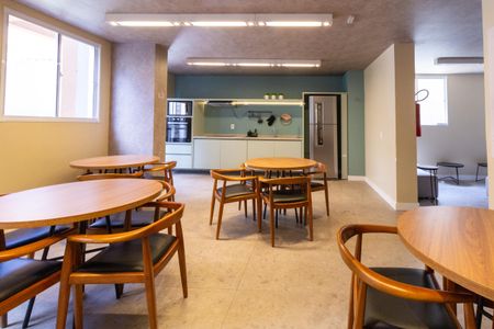 Apartamento à venda com 24m², 1 quarto e sem vaga Apartamento à venda com 24m², 1 quarto e sem vagaÁrea comum - Salão de Festas