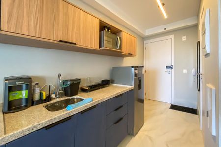 Studio para alugar com 30m², 1 quarto e sem vaga Studio para alugar com 30m², 1 quarto e sem vagaCozinha