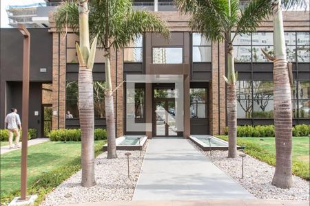 Studio para alugar com 30m², 1 quarto e sem vaga Studio para alugar com 30m², 1 quarto e sem vagaFachada