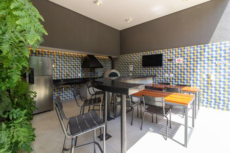 Studio para alugar com 27m², 1 quarto e sem vaga Studio para alugar com 27m², 1 quarto e sem vagaÁrea comum - Churrasqueira