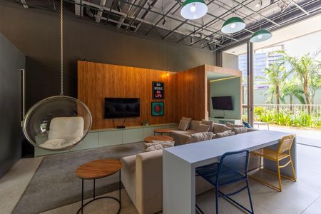 Studio para alugar com 27m², 1 quarto e sem vaga Studio para alugar com 27m², 1 quarto e sem vagaÁrea comum - Coworking