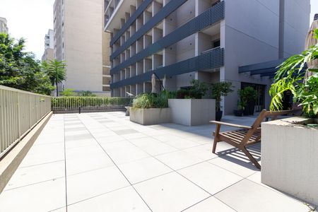 Studio para alugar com 27m², 1 quarto e sem vaga Studio para alugar com 27m², 1 quarto e sem vagaÁrea comum - Solarium