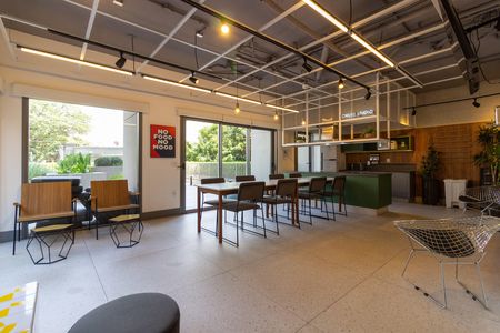 Studio para alugar com 27m², 1 quarto e sem vaga Studio para alugar com 27m², 1 quarto e sem vagaÁrea comum - Salão de festas