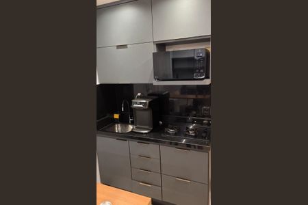 Cozinha de apartamento para alugar com 1 quarto, 30m² em Águas Claras, Brasília