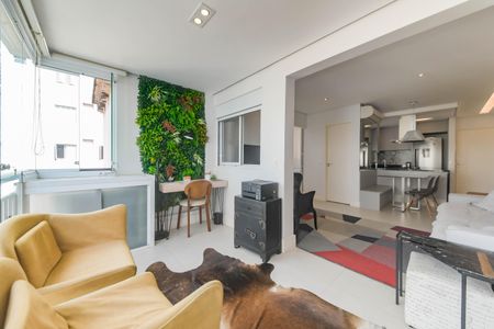 Apartamento à venda com 59m², 1 quarto e 1 vagaVaranda