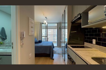 Studio à venda com 28m², 1 quarto e sem vaga Studio à venda com 28m², 1 quarto e sem vagaCozinha