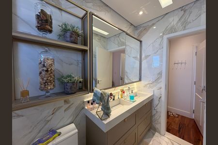 Casa de condomínio à venda com 249m², 3 quartos e sem vagaBanheiro do Quarto 1