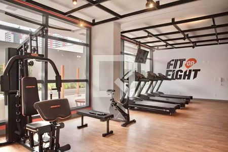 Apartamento para alugar com 29m², 1 quarto e sem vaga Apartamento para alugar com 29m², 1 quarto e sem vagaÁrea comum - Academia