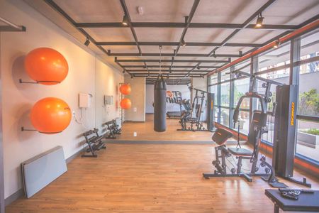 Apartamento para alugar com 29m², 1 quarto e sem vaga Apartamento para alugar com 29m², 1 quarto e sem vagaÁrea comum - Academia