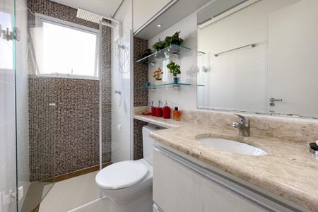 Apartamento à venda com 58m², 2 quartos e 2 vagasBanheiro Social