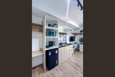 Studio para alugar com 26m², 1 quarto e sem vaga Studio para alugar com 26m², 1 quarto e sem vagaCozinha