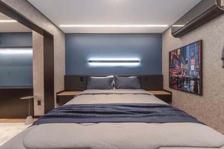 Studio para alugar com 33m², 1 quarto e 1 vagaQuarto