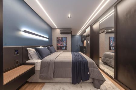 Studio para alugar com 33m², 1 quarto e 1 vagaQuarto