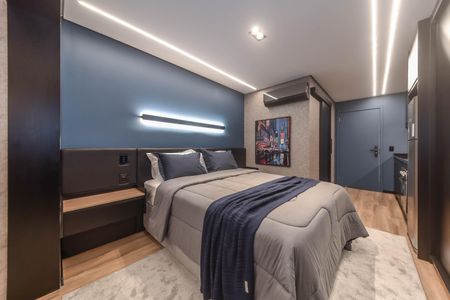 Studio para alugar com 33m², 1 quarto e 1 vagaQuarto