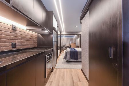 Studio para alugar com 33m², 1 quarto e 1 vagaCozinha