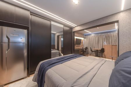 Studio para alugar com 33m², 1 quarto e 1 vagaQuarto