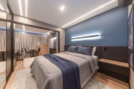 Studio para alugar com 33m², 1 quarto e 1 vagaQuarto