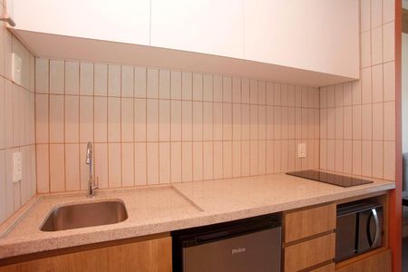 Studio à venda com 25m², 1 quarto e 1 vagaStudio - Cozinha