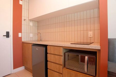 Studio à venda com 25m², 1 quarto e 1 vagaStudio - Cozinha