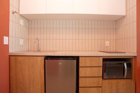 Studio à venda com 25m², 1 quarto e 1 vagaStudio - Cozinha