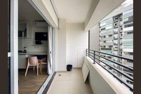 Studio à venda com 25m², 1 quarto e sem vagaVaranda