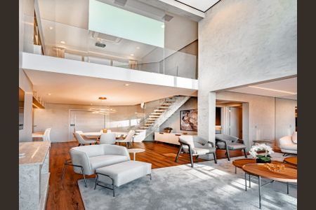 Sala de apartamento à venda com 2 quartos, 165m² em Cidade Monções, São Paulo