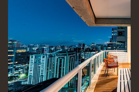 Varanda da Sala de apartamento à venda com 2 quartos, 165m² em Cidade Monções, São Paulo