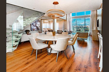 Sala de Jantar de apartamento à venda com 2 quartos, 165m² em Cidade Monções, São Paulo