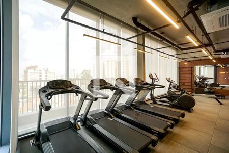 Apartamento para alugar com 35m², 1 quarto e 1 vaga Apartamento para alugar com 35m², 1 quarto e 1 vagaÁrea comum - Academia