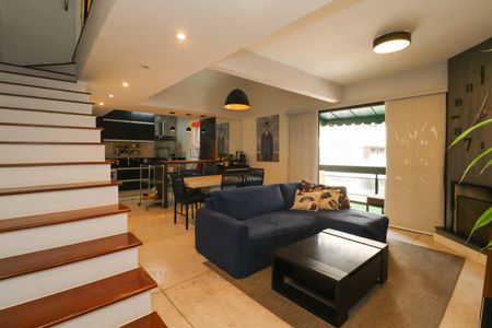 Apartamento para alugar com 100m², 2 quartos e 2 vagasSala