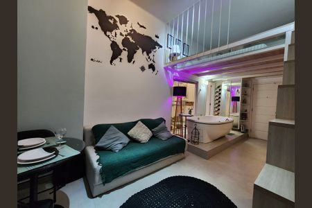 Apartamento à venda com 27m², 1 quarto e sem vagaSala