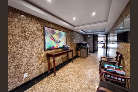 Apartamento para alugar com 110m², 2 quartos e 1 vagaFachada e portaria