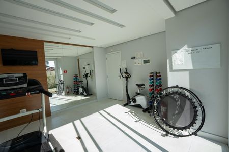 Apartamento para alugar com 35m², 1 quarto e 1 vaga Apartamento para alugar com 35m², 1 quarto e 1 vagaÁrea comum - Academia