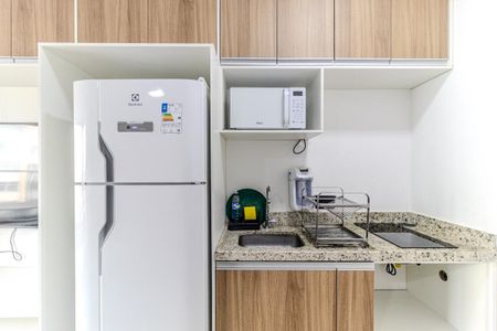 Studio para alugar com 25m², 1 quarto e sem vaga Studio para alugar com 25m², 1 quarto e sem vagaCozinha