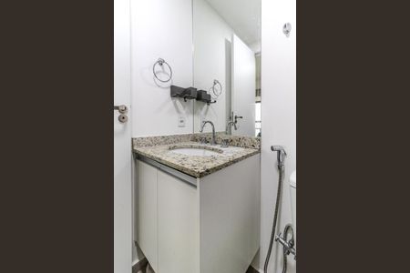 Studio para alugar com 25m², 1 quarto e sem vaga Studio para alugar com 25m², 1 quarto e sem vagaBanheiro
