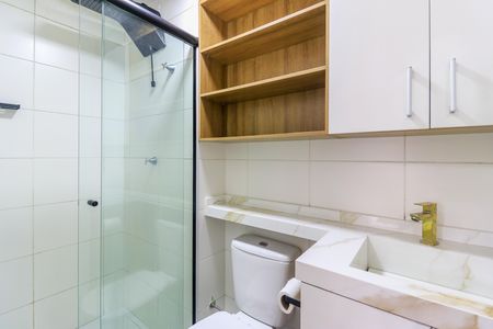 Apartamento para alugar com 30m², 1 quarto e sem vaga Apartamento para alugar com 30m², 1 quarto e sem vagaBanheiro da Suíte