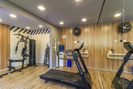 Apartamento para alugar com 30m², 1 quarto e sem vaga Apartamento para alugar com 30m², 1 quarto e sem vagaÁrea comum - Academia