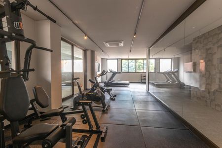 Apartamento à venda com 110m², 2 quartos e 2 vagas Apartamento à venda com 110m², 2 quartos e 2 vagasÁrea comum - Academia